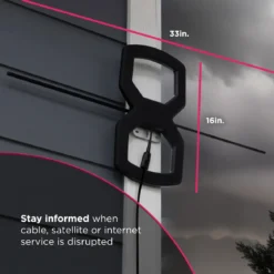 GE-branded UltraPro OptimaMax Outdoor HD Antenna
