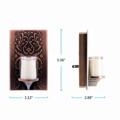 GE CandleLite Light Sensing LED Night Light, Oil-Rubbed Bronze
