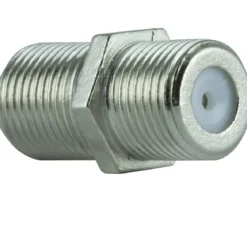 GE Coaxial Cable Extension Adapter, 4 Pack, Silver