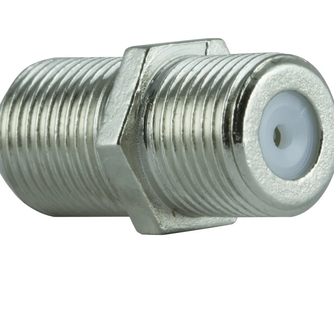 GE Coaxial Cable Extension Adapter, 4 Pack, Silver