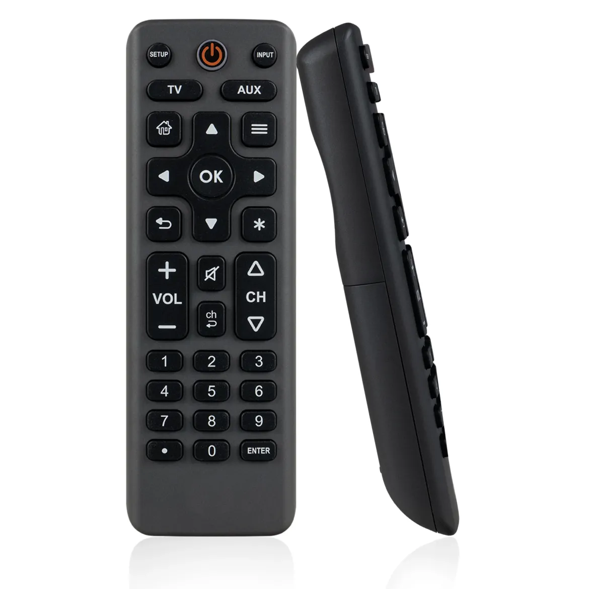 GE 2-Device Universal Remote Control, Charcoal