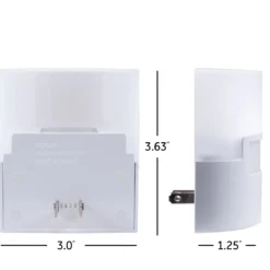 GE Enbrighten UltraBrite Motion Activated LED Night Light, White, 2 Pack