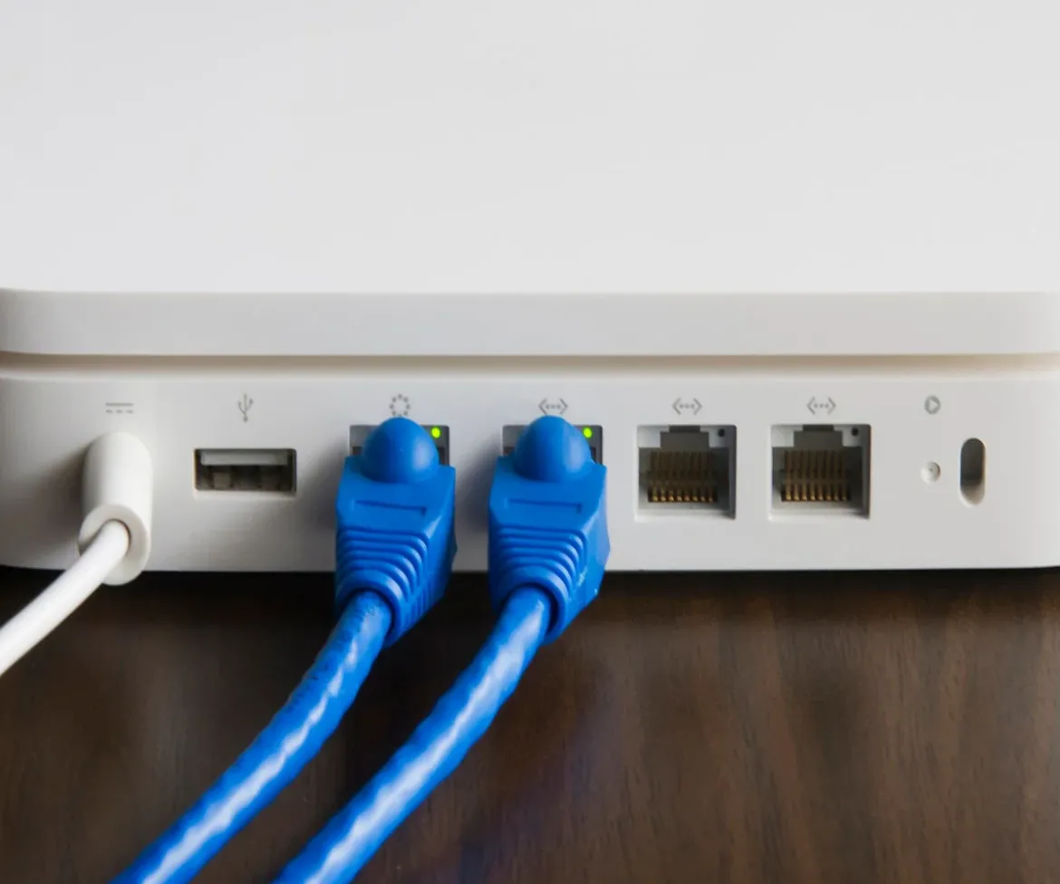GE 14ft. High-Speed Modem Cable, Blue
