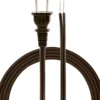 GE 8ft. Polarized Replacement Lamp Cord, Brown