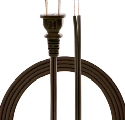 GE 8ft. Polarized Replacement Lamp Cord, Brown