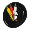 GE 6ft. RCA Audio/Video Cable, Black