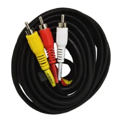 GE 6ft. RCA Audio/Video Cable, Black
