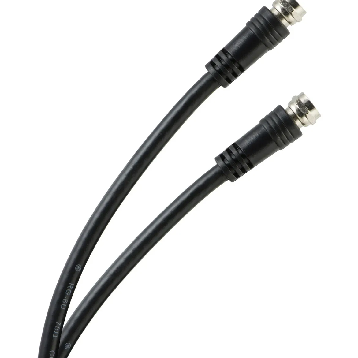 GE 25ft. RG6 Coaxial Cable, Black