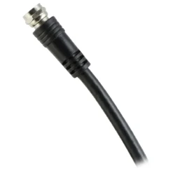 GE 6ft. RG6 Coaxial Cable with F-Type Connectors, Black