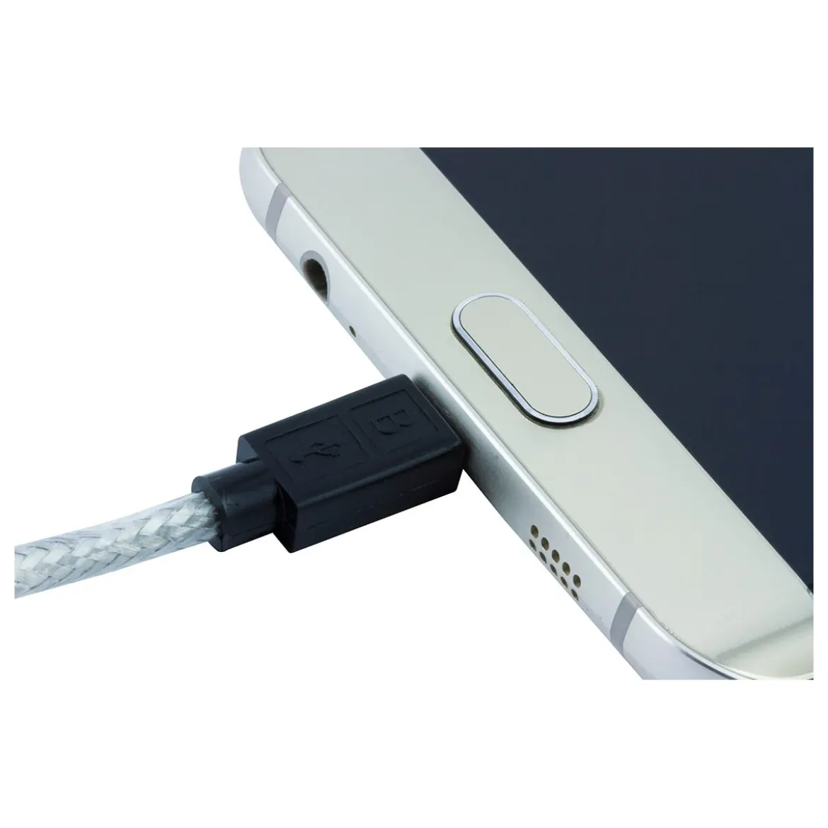 GE 6ft. USB-A to Micro USB Charging Cable, Silver