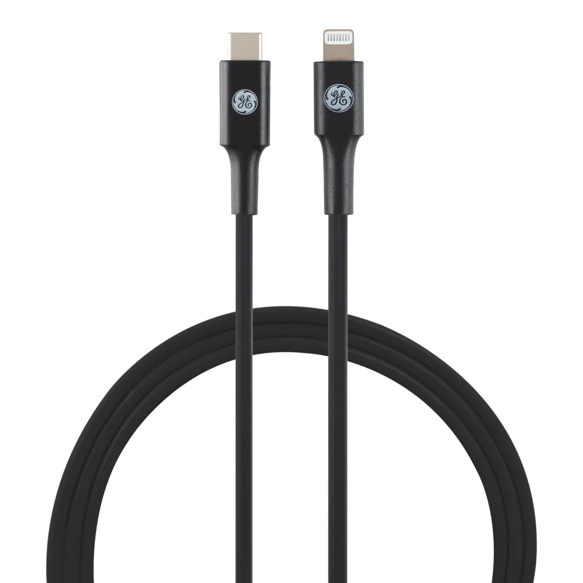 GE 6ft. USB-C to Lightning Charging Cable, Black