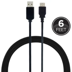 GE 6ft. USB Extension Cable, Black