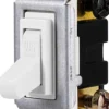 GE Grounding Toggle Switch, White