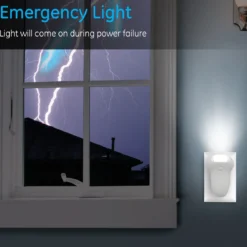 GE 3-in-1 Rechargeable Power Failure LED Night Light, White