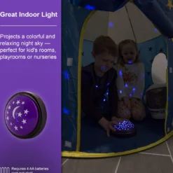 GE LED Moon and Star Projector Night Light
