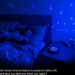 GE LED Moon and Star Projector Night Light