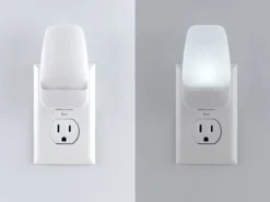 GE Light Sensing LED Night Light, 2 Pack, White