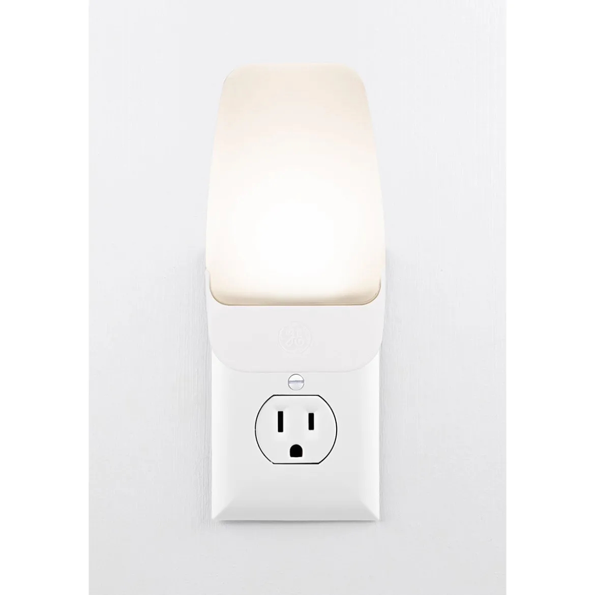GE Light Sensing LED Night Light, White
