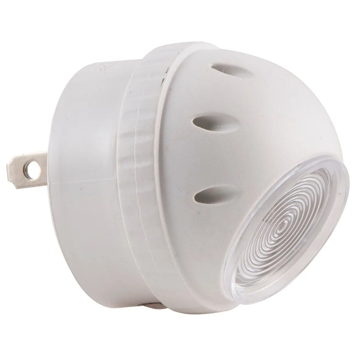 GE Light Sensing Rotating LED Night Light, White