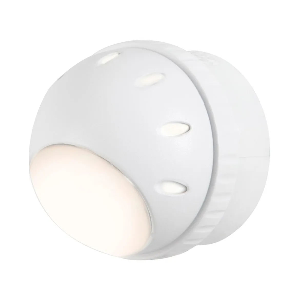 GE Light Sensing Rotating LED Night Light, White