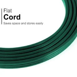 GE 3-Outlet 3ft. Extension Cord with Right-Angle Plug, Green