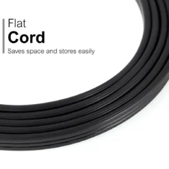 GE 3-Outlet 3ft. Extension Cord with Right-Angle Plug, Black