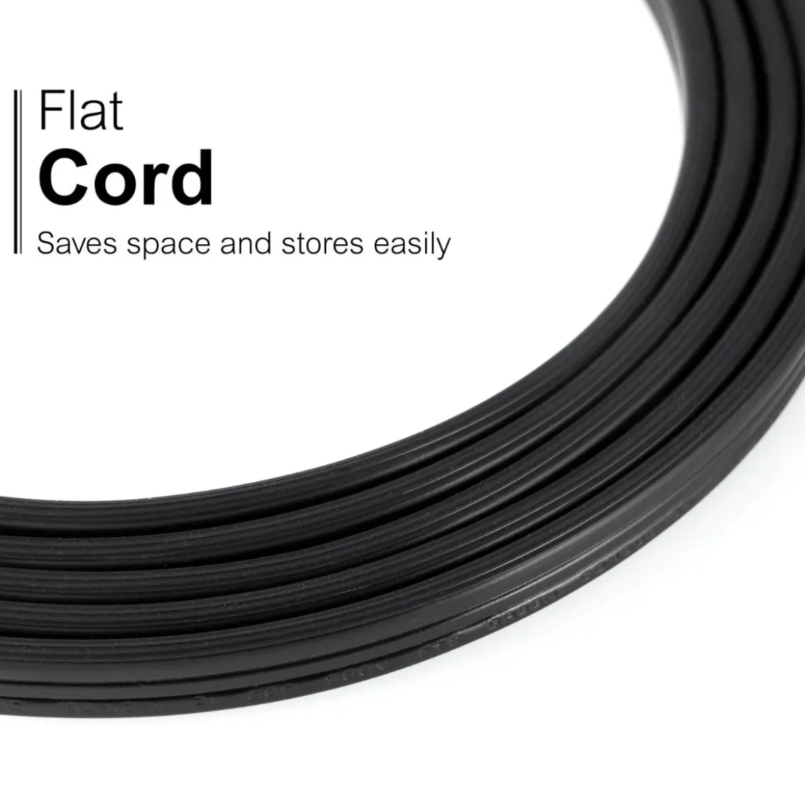 GE 3-Outlet 3ft. Extension Cord with Right-Angle Plug, Black