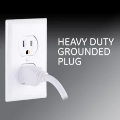 GE 6-Outlet 2ft. Power Strip, 2 Pack, White