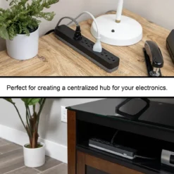GE 6-Outlet 6ft. Surge Protector, Black
