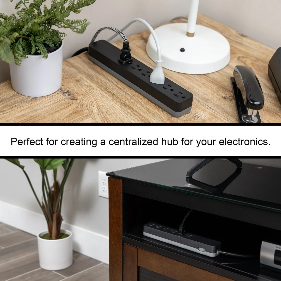 GE 6-Outlet 6ft. Surge Protector, Black