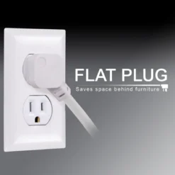 GE 6-Outlet 20ft. Surge Protector, White