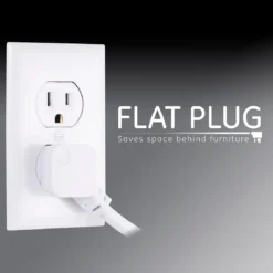 GE 6-Outlet 2ft. Surge Protector, White