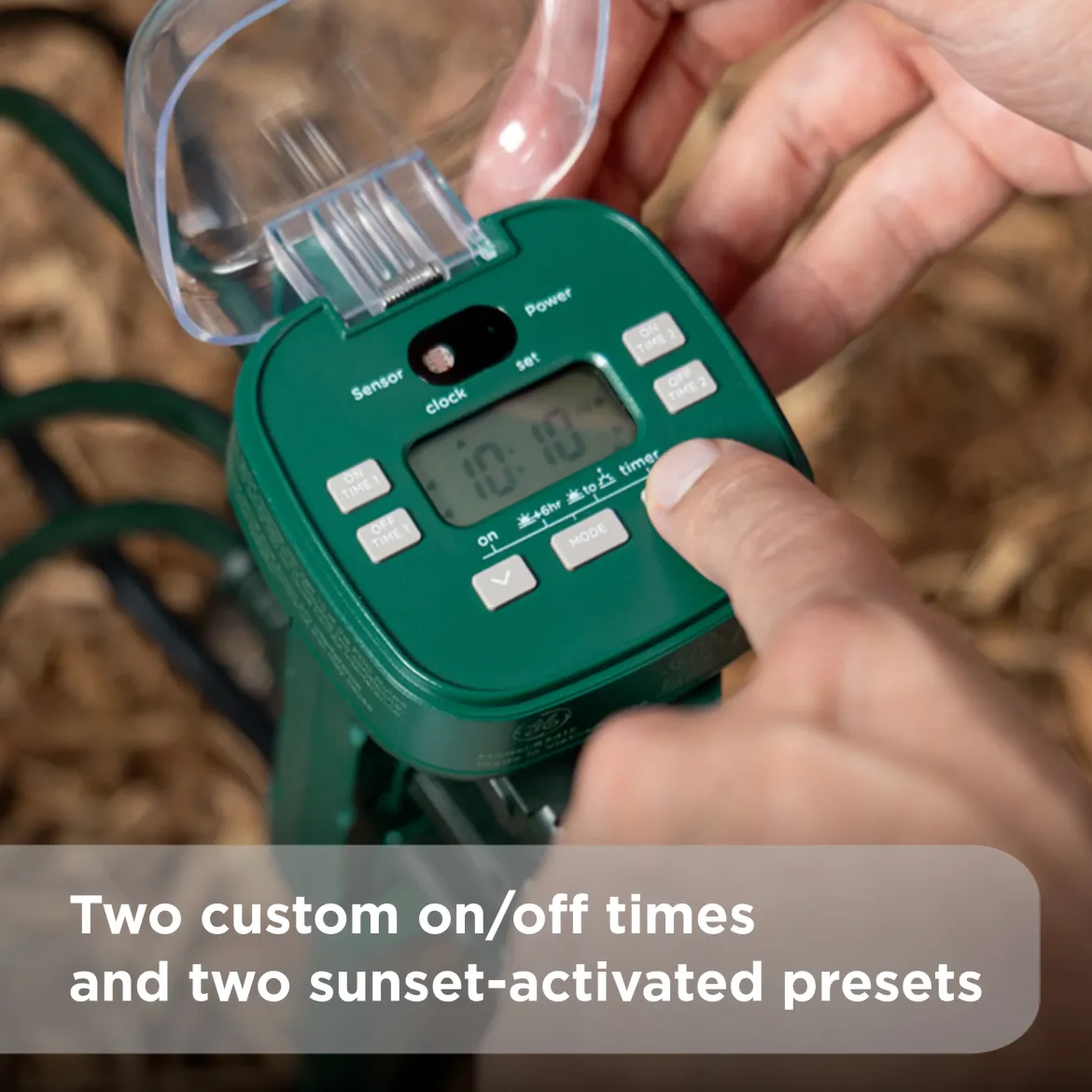 GE 6-Outlet Outdoor Yard Stake Timer