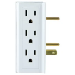 GE 6-Outlet Side-Access Wall Tap, White
