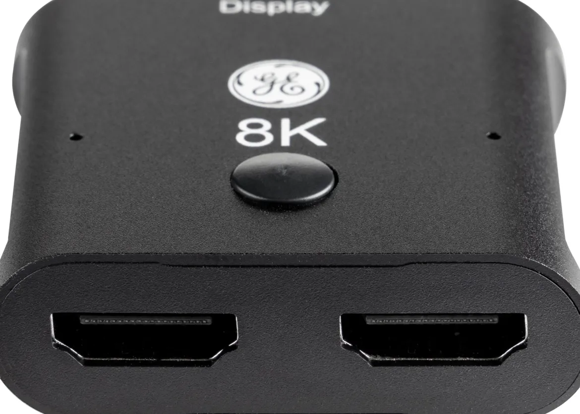 GE 6-Outlet Surge Protector and 2-Outlet Surge Protector with 2 USB-C, 2ft and 245J, White, Combo Pack