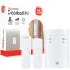 GE Plug-In 8-Chime Wireless Door Chime Kit, White