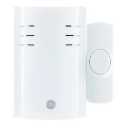 GE Plug-In 2-Chime Wireless Door Chime Kit, White
