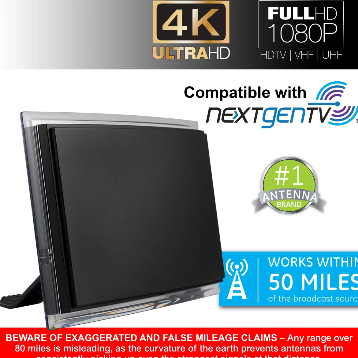 GE Pro Crystal HD Amplified Antenna