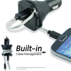 GE Pro Wrap-n-Charger 2 USB Car Charger