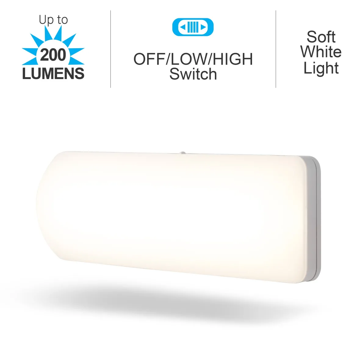 GE Ultrabrite LED Light Bar Night Lights, 2 Pack