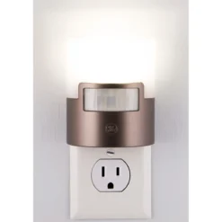 GE UltraBrite Motion Activated LED Night Light, Bronze