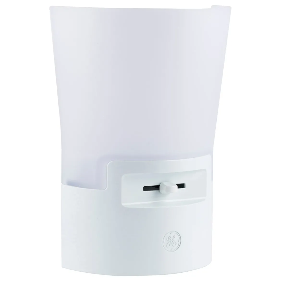 GE UltraBrite Sconce Light Sensing LED Night Light, White