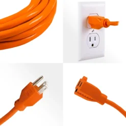 GE UltraPro 25ft. Outdoor Extension Cord, Orange