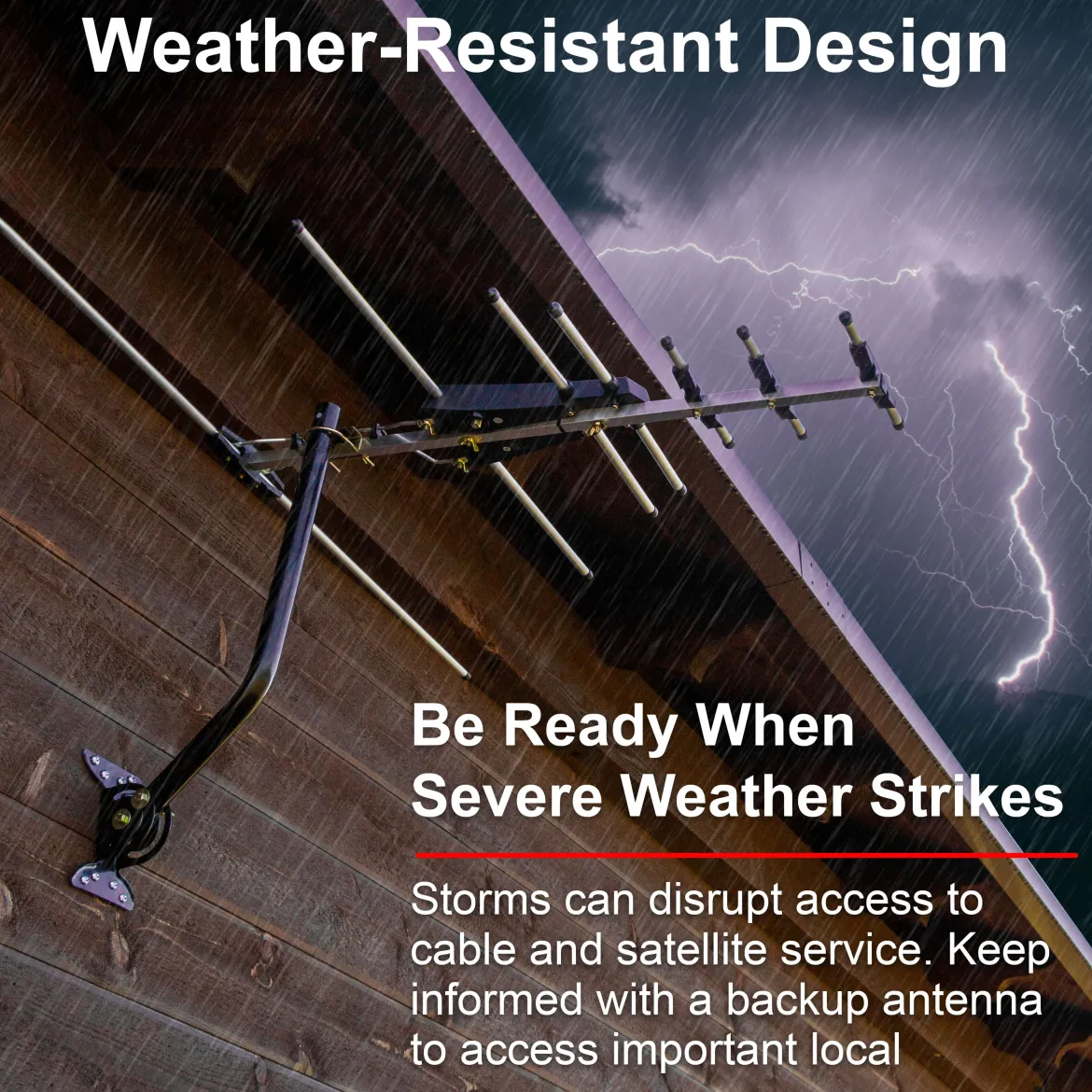 GE UltraPro Outdoor Yagi TV Antenna