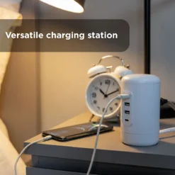 GE USB Desktop Charging Station, White