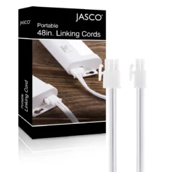 Jasco 48in. Under Cabinet Light Fixture Linking Cord, White