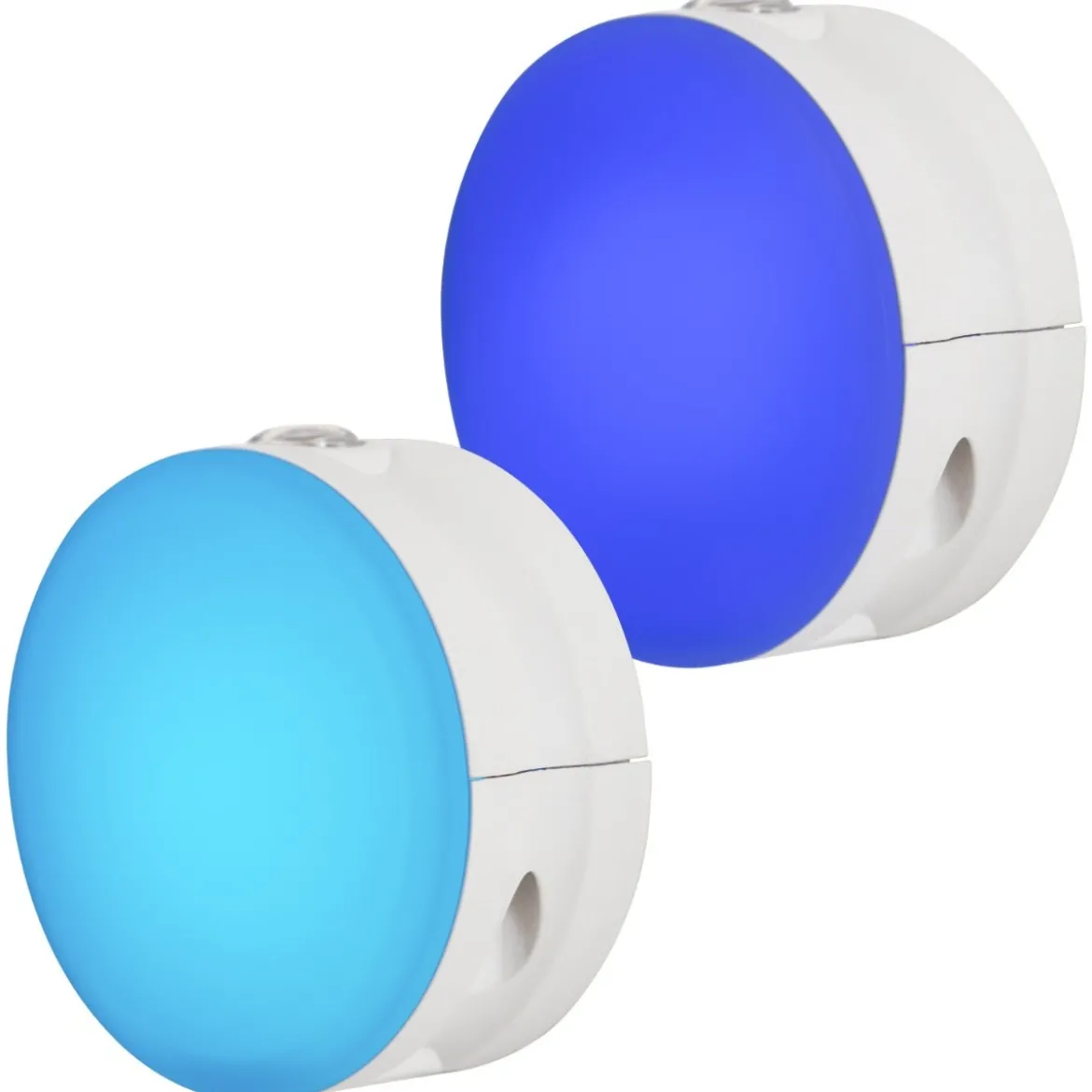 Lights By Night Color Changing GLO Dot Light Sensing LED Night Light, 2 Pack, White