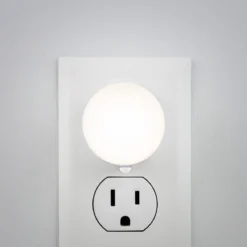 Lights by Night GLO Dot Light Sensing LED Night Light, White, 2 Pack