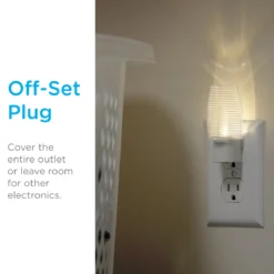 Lights by Night Light Sensing LED Night Light, 4 Pack, White