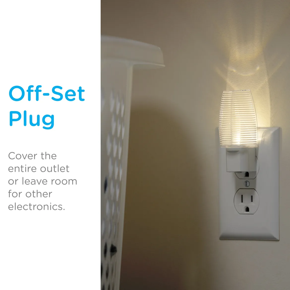Lights by Night Light Sensing LED Night Light, 4 Pack, White